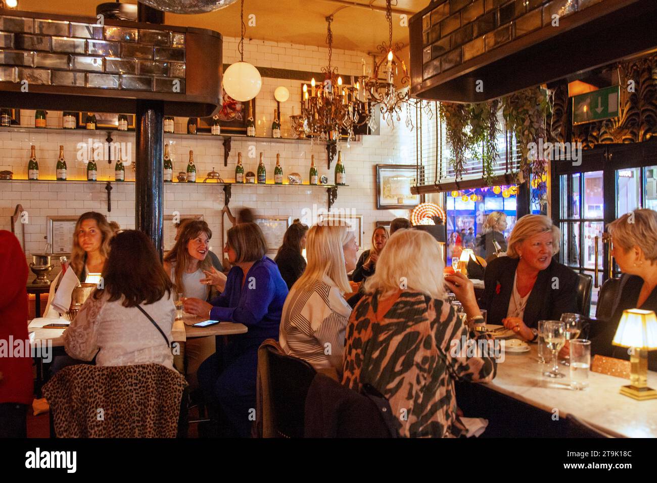 Randall et Aubin Restaurant à Soho, Londres Royaume-Uni Banque D'Images