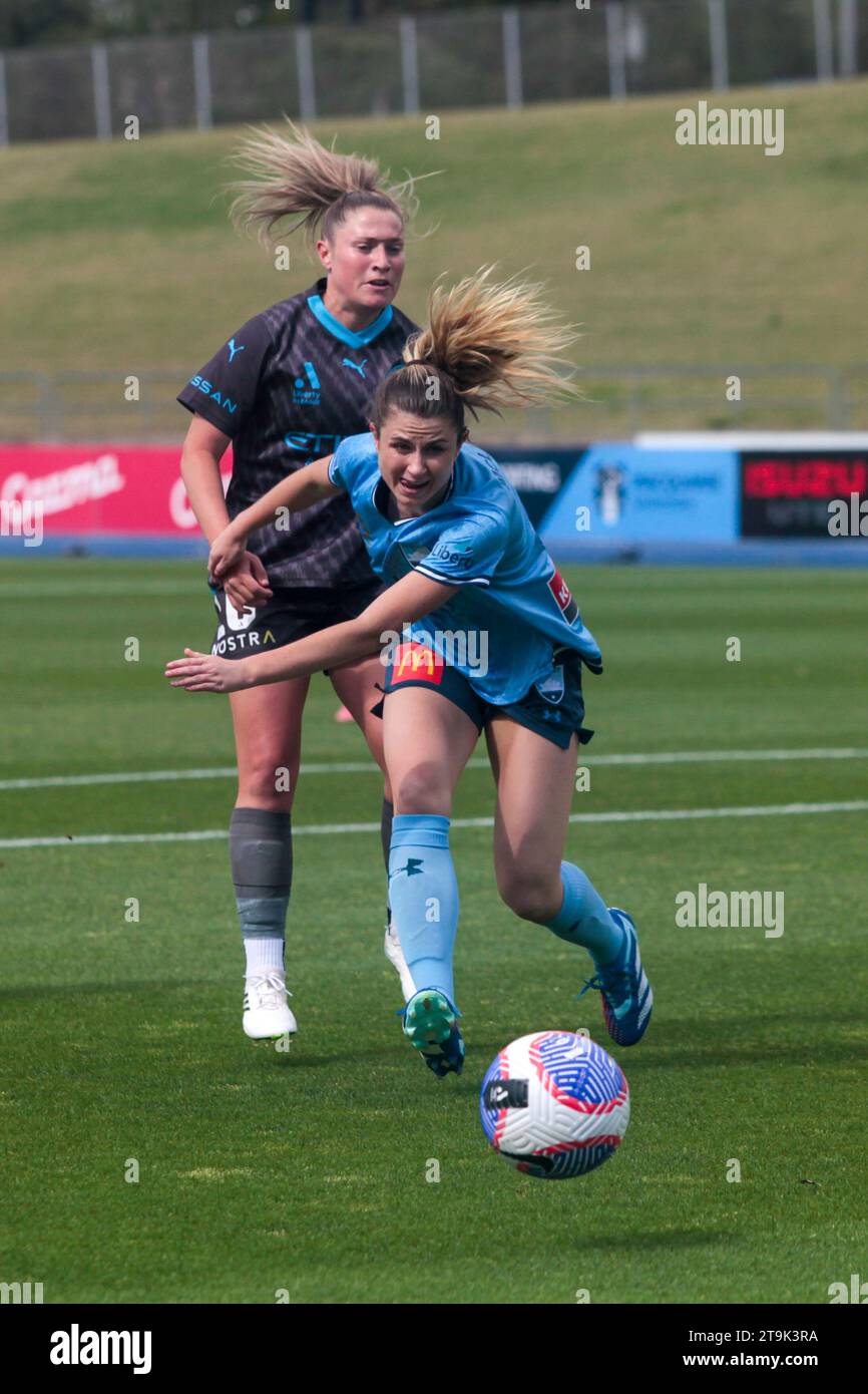 Sydney, Aus. 26 novembre 2023. Sydney, Australie, 26 2023 novembre dim. 26-nov. Football (W) Australie : femmes A-League. Sydney - Melbourne City FC. (Patricia Pérez Ferraro/SPP) crédit : SPP Sport Press photo. /Alamy Live News Banque D'Images