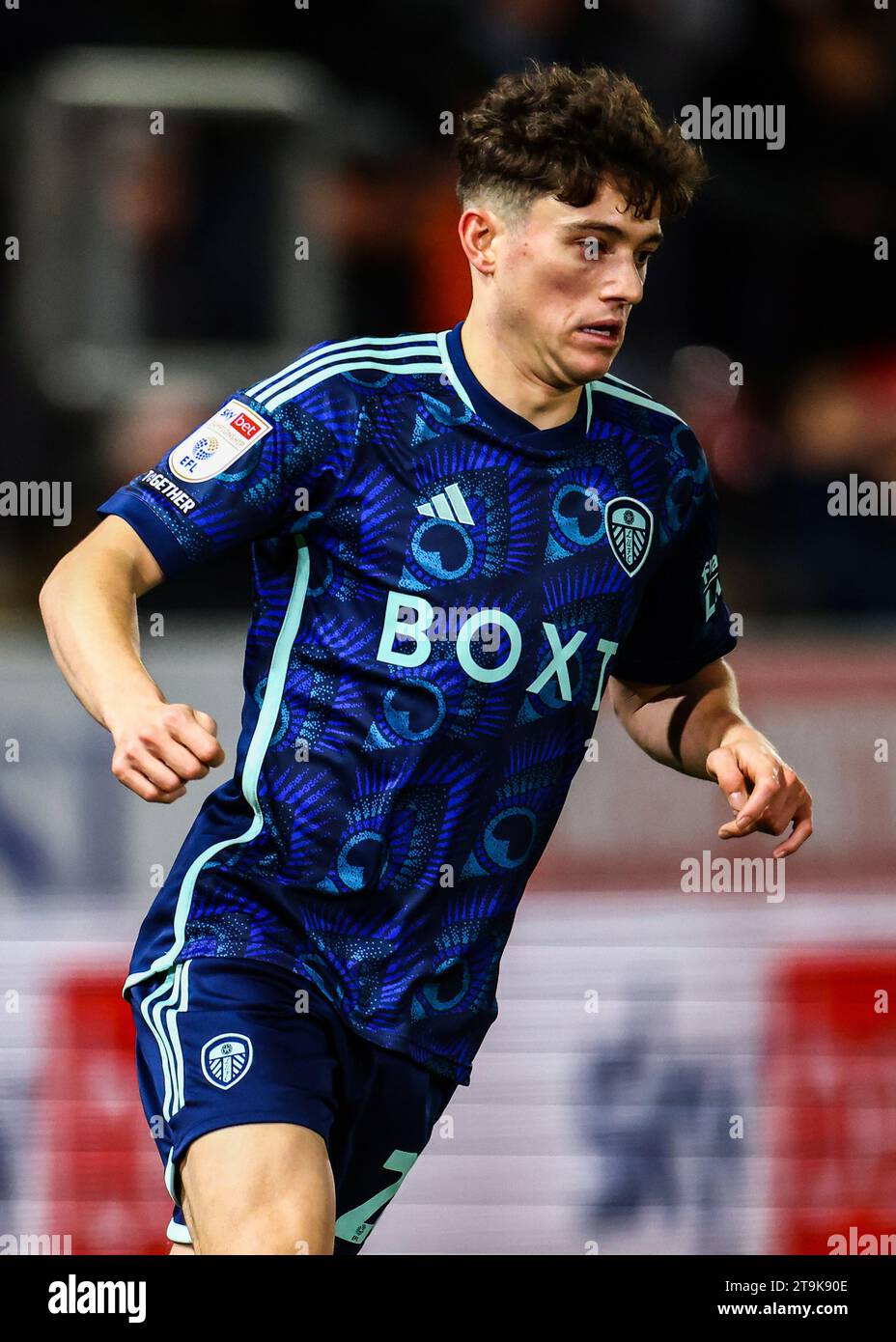 Daniel James de Leeds United lors du Rotherham United FC v Leeds United FC SKY BET EFL Championship Match au Aessel New York Stadium, Rotherham, Angleterre, Royaume-Uni le 24 novembre 2023 Banque D'Images