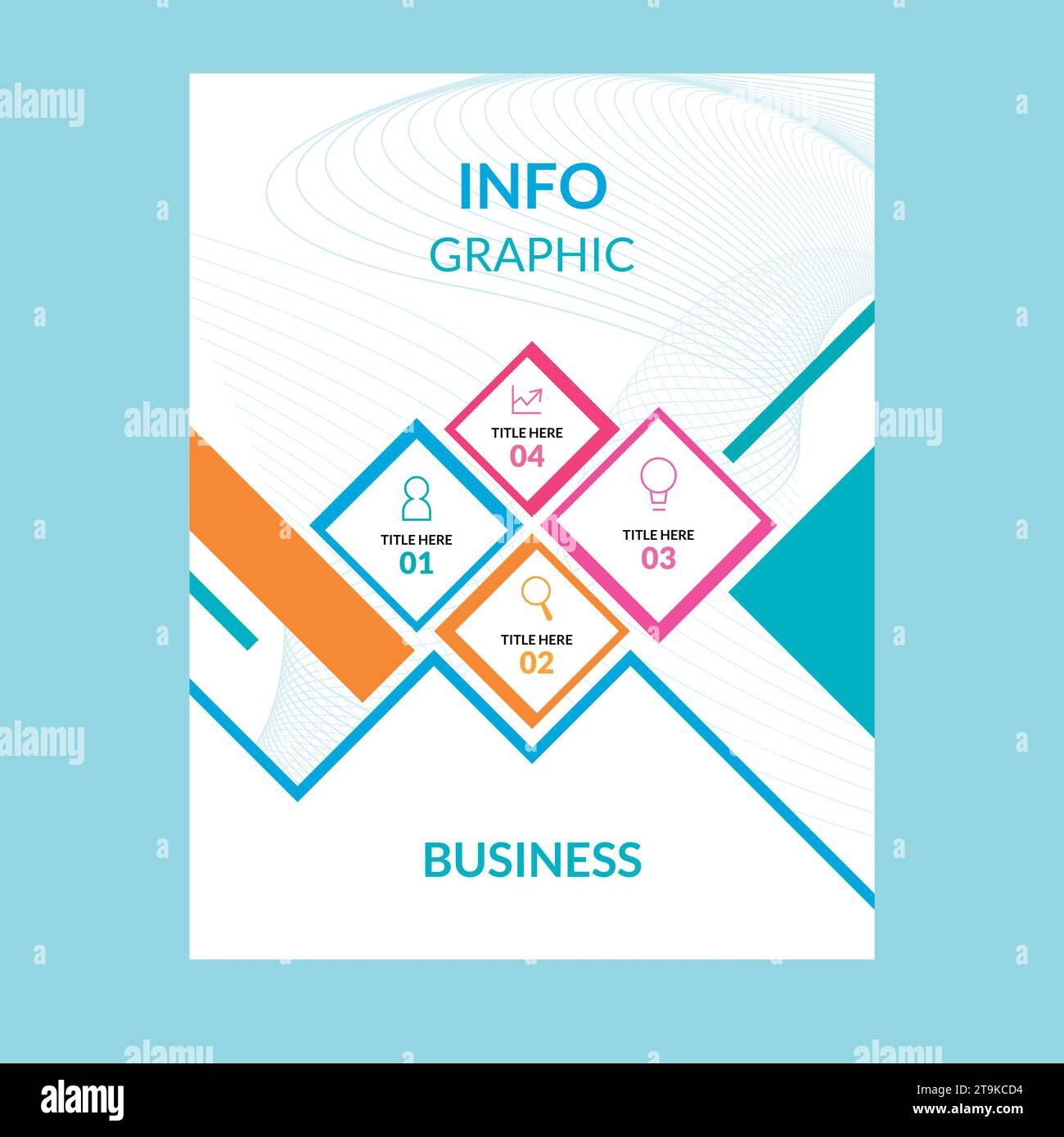 Infographie Business Design Tamplate Illustration de Vecteur