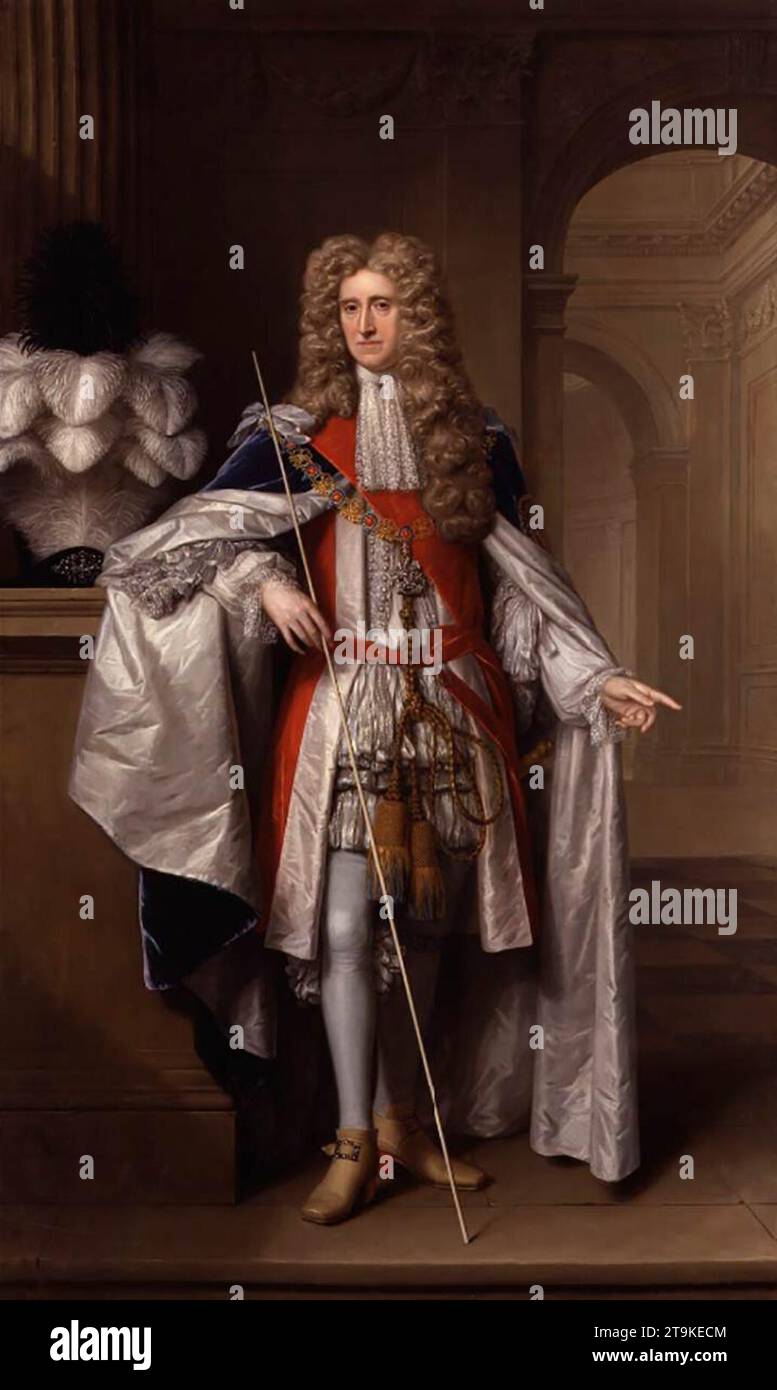 Thomas Osborne, 1e duc de Leeds ('Lord Danby') 1704 par Johann Kerseboom Banque D'Images