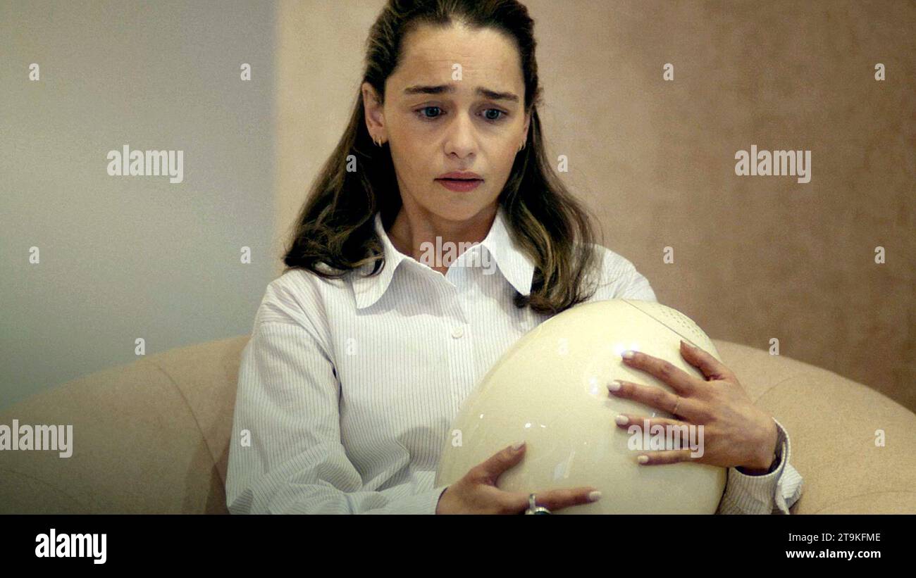Le film de Pod Generation Emilia Clarke Banque D'Images