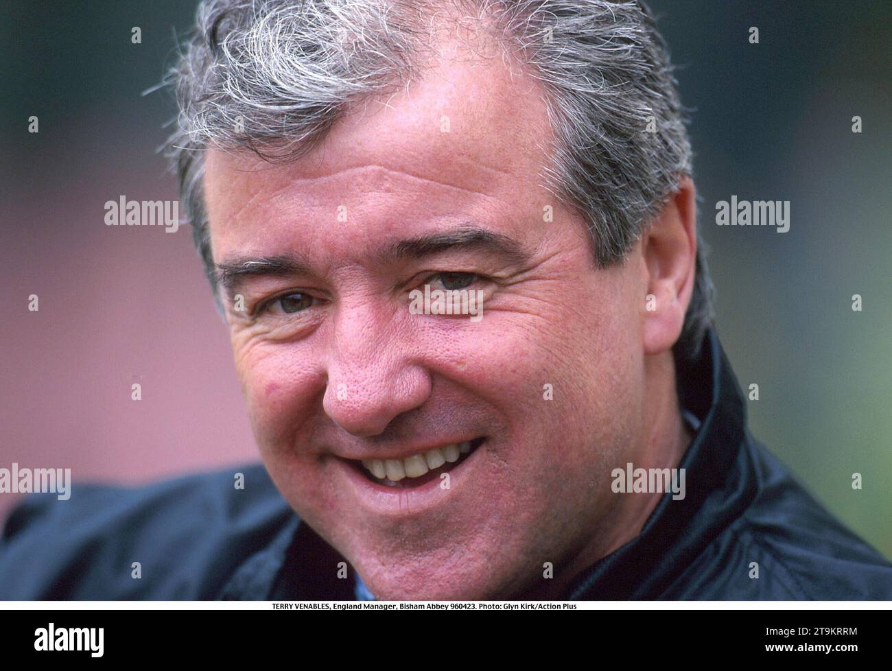 TERRY VENABLES, Directeur Angleterre, Bisham Abbey 960423. Photo : Glyn Kirk/action plus...1996.soccer.England coach.portrait.El Tel.football.mangers.association.coaches.international internationaux Banque D'Images