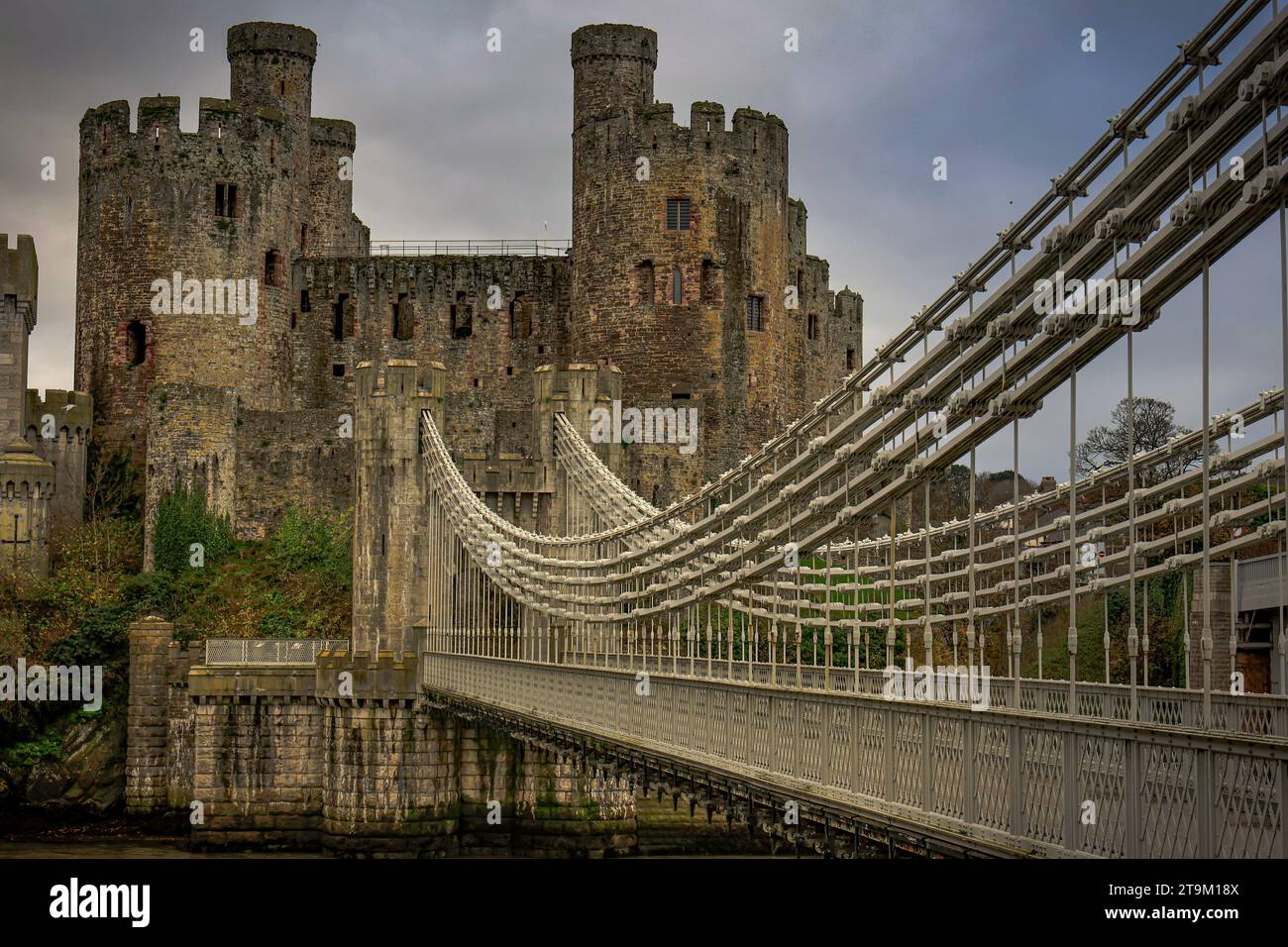 Château de Conwy Banque D'Images