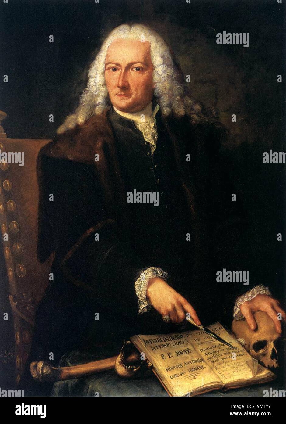 Portrait de Dr. Pietro Pellegrini - par Alessandro Longhi Banque D'Images