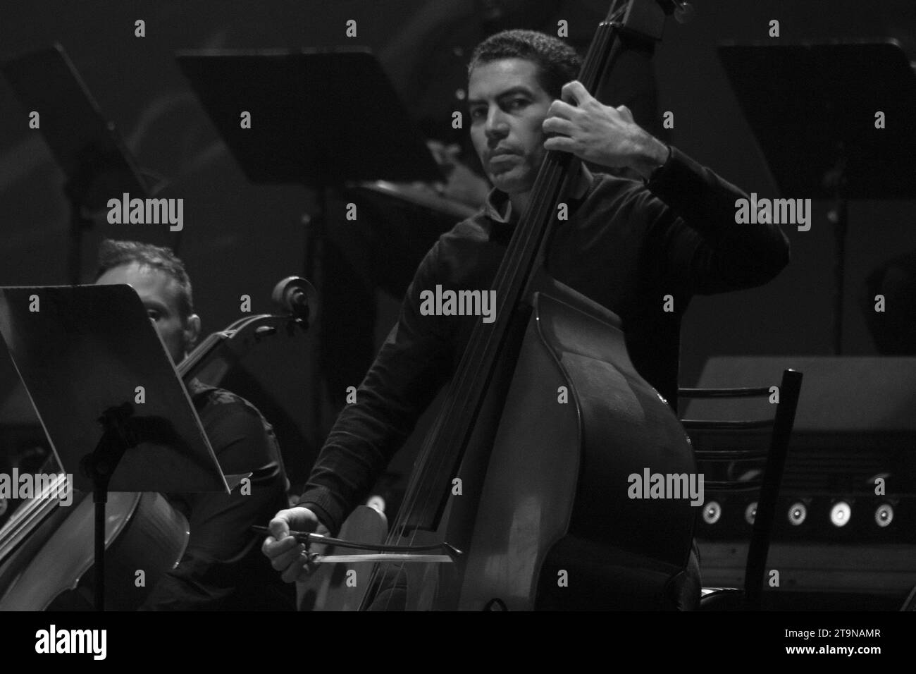 Concert Fouad & Mounib à la Bibliotheca Alexandria Banque D'Images