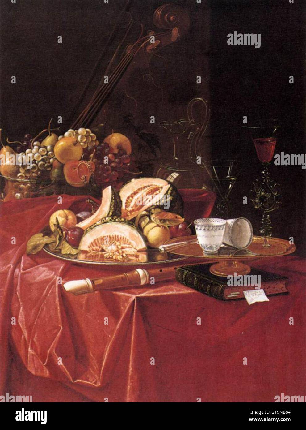 Nature morte - par Cristoforo Munari Banque D'Images