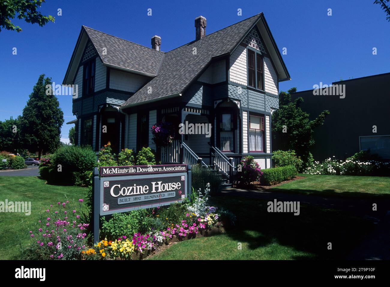 Cozine House, McMinnville, Oregon Banque D'Images