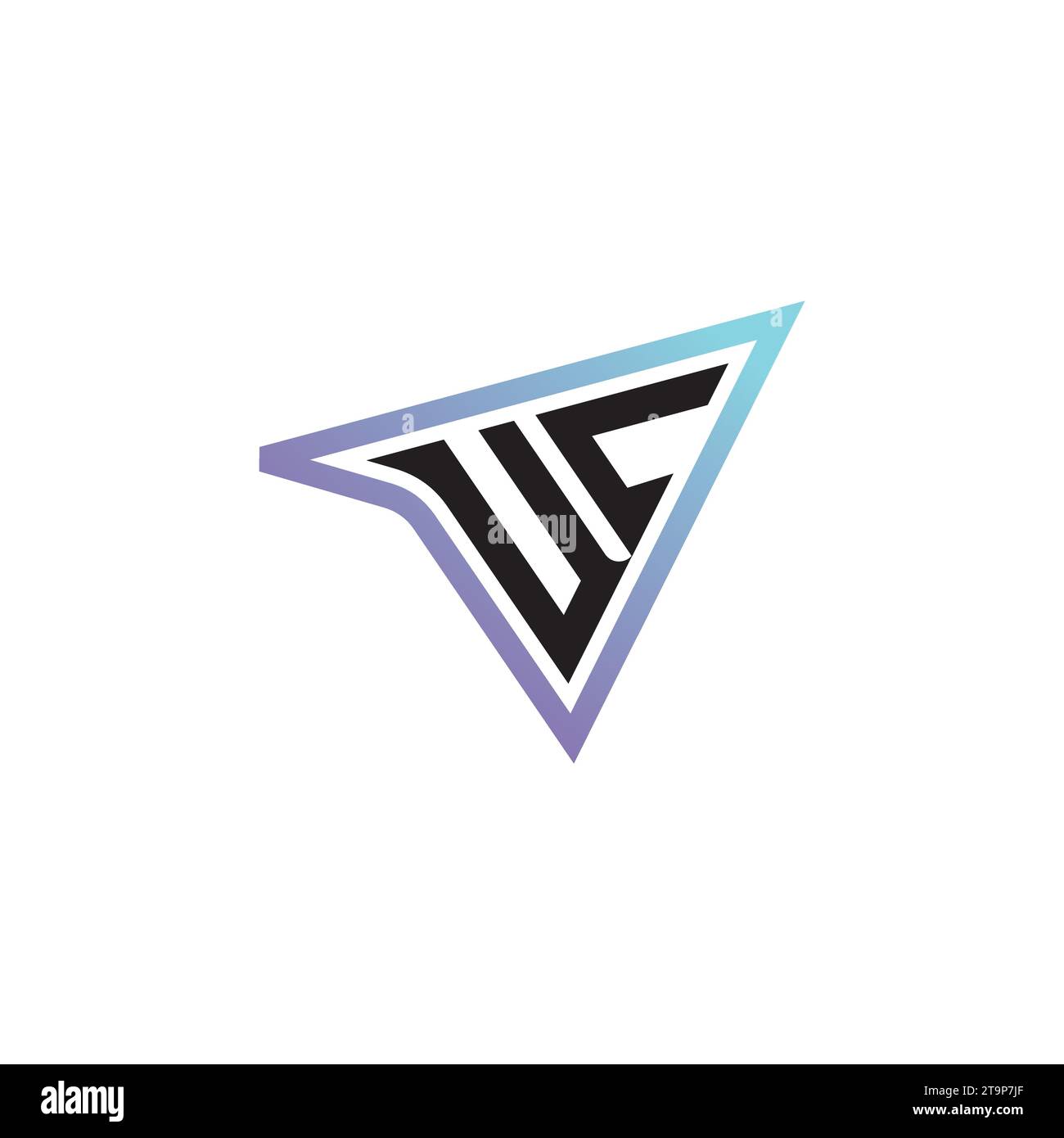 Combinaison de lettres UL logo cool eSport ou logo initial de jeu comme conception de concept d'inspiration Illustration de Vecteur