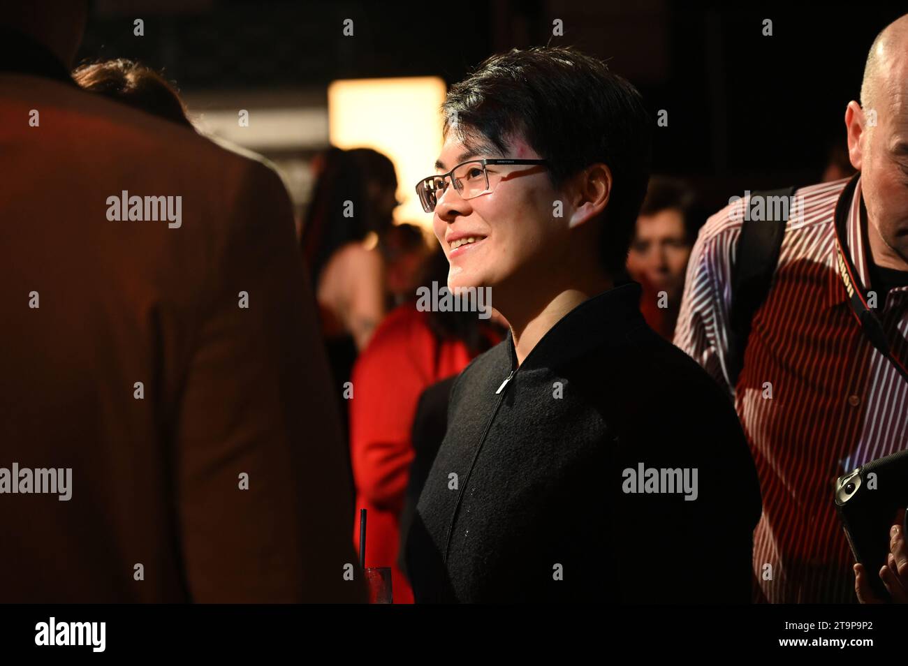 Londres, Royaume-Uni. 26 novembre 2023. Mary Jean Chan assiste à la cérémonie des lauréats du Booker Prize 2023 à Old Billingsgate, Londres, Royaume-Uni. Crédit : Voir Li/Picture Capital/Alamy Live News Banque D'Images