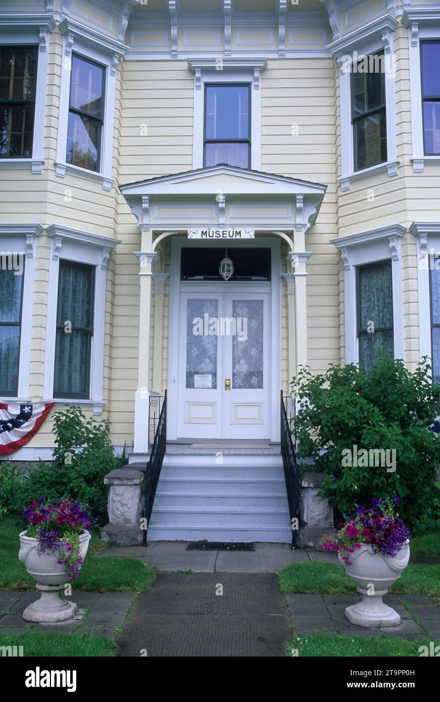 Historique Adler House, Baker City, Oregon Banque D'Images