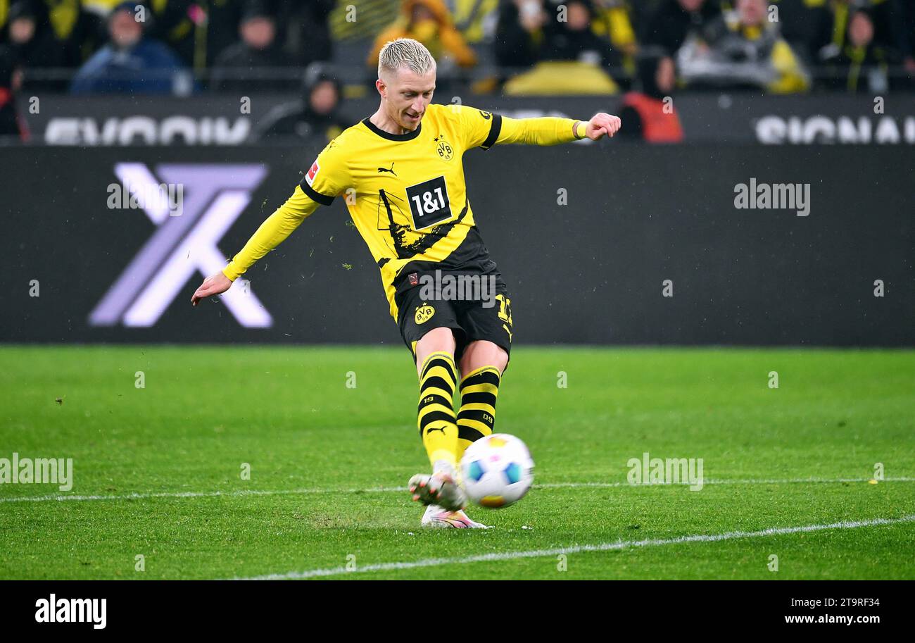 Bundesliga, signal Iduna Park Dortmund : Borussia Dortmund vs Borussia Mönchengladbach ; Marco Reus (BVB) Banque D'Images