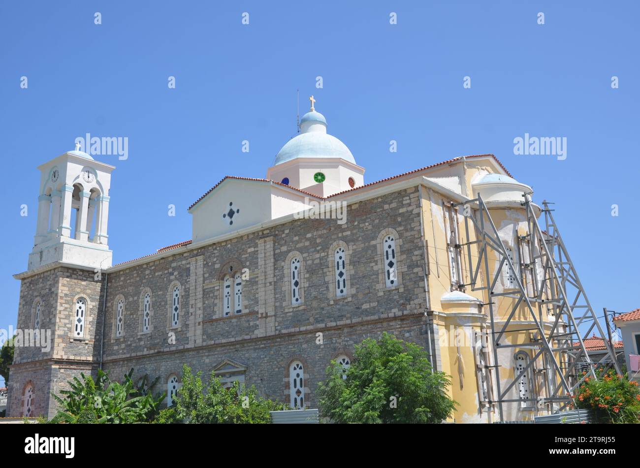 Grèce, Nord Égée, île de Samos les vilagges Pythagoreion, Kokkari et Vourliotes Banque D'Images