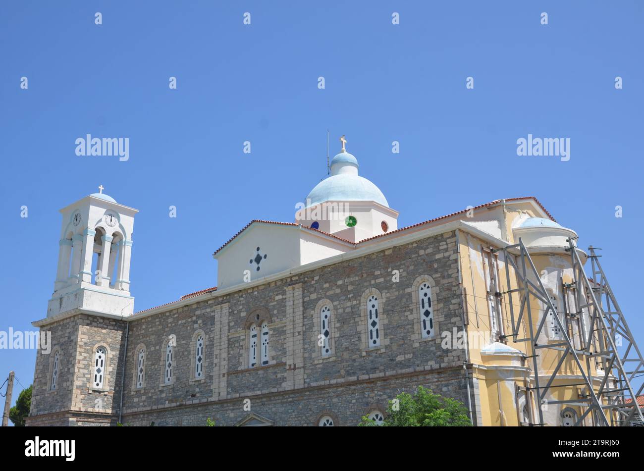 Grèce, Nord Égée, île de Samos les vilagges Pythagoreion, Kokkari et Vourliotes Banque D'Images