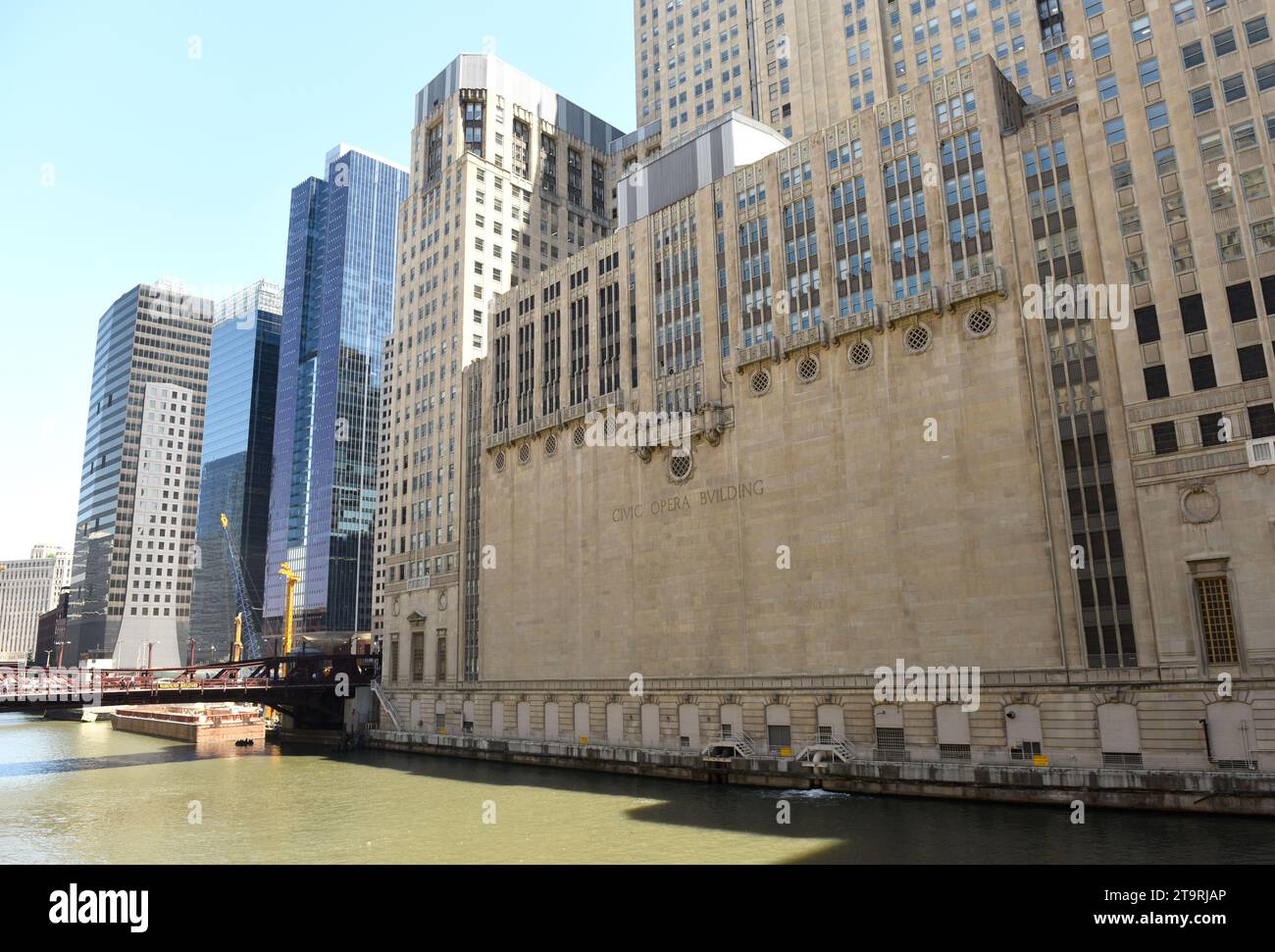 Chicago, USA - juin 2018 : Lyric Opera of Chicago. Banque D'Images