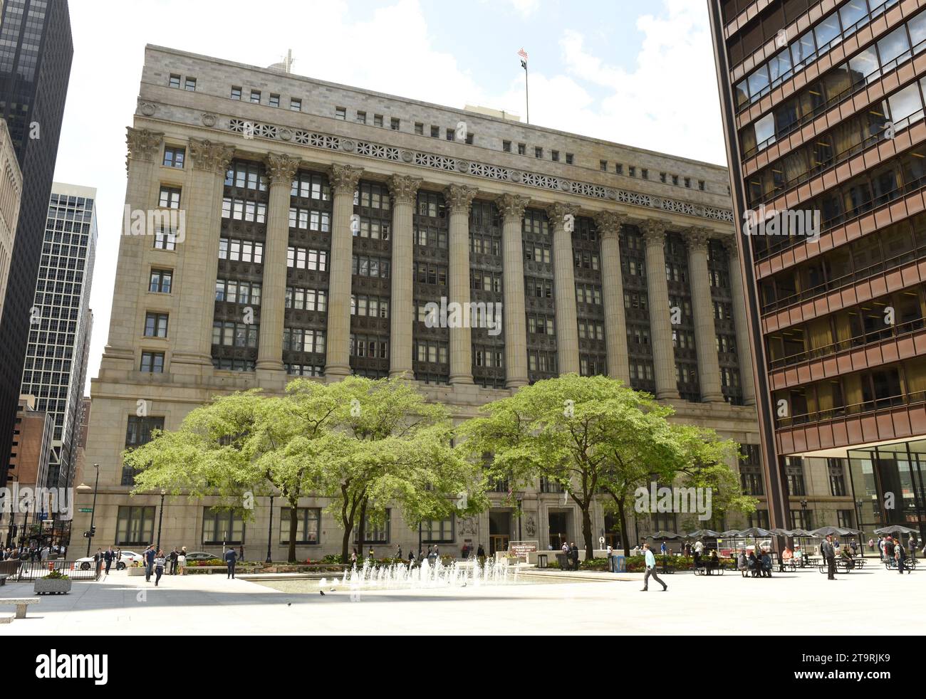 Chicago, États-Unis - juin 2018 : Chicago City Hall. Ville de Chicago - Hôtel de ville. Banque D'Images