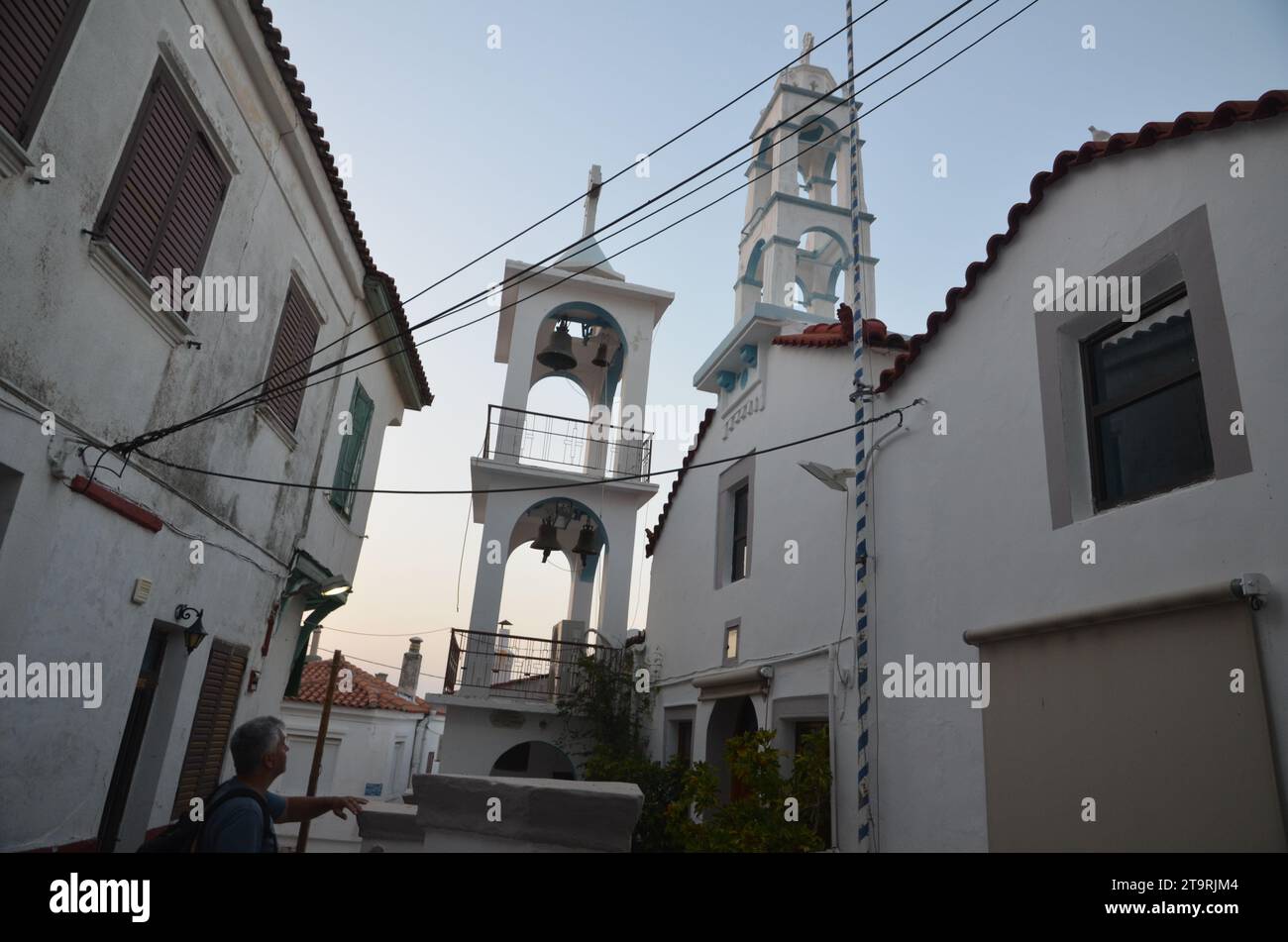 Grèce, Nord Égée, île de Samos les vilagges Pythagoreion, Kokkari et Vourliotes Banque D'Images