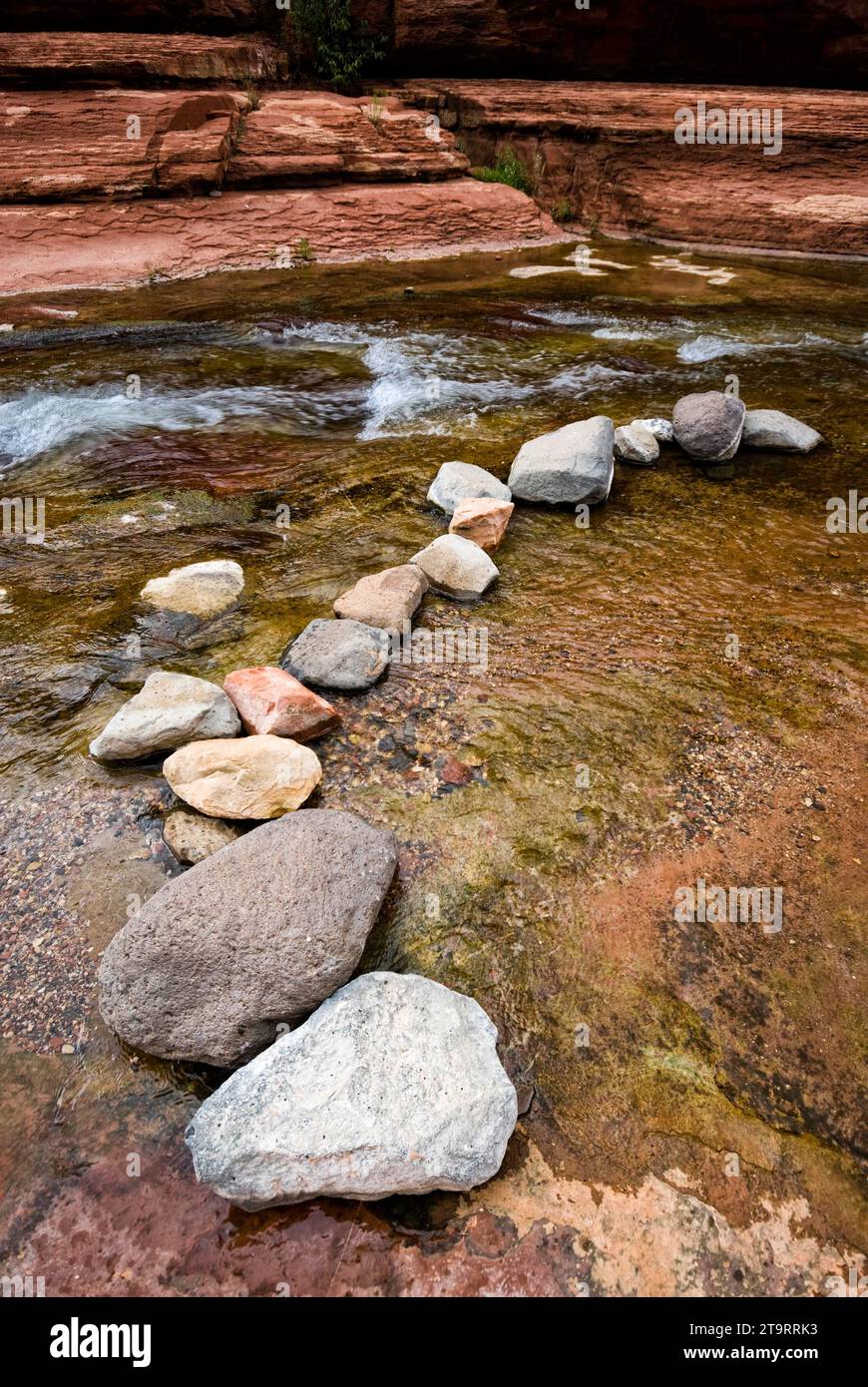 Art avec des objets naturels, pierre, ésotérique, ésotérique, Sedona, ÉTATS-UNIS Banque D'Images