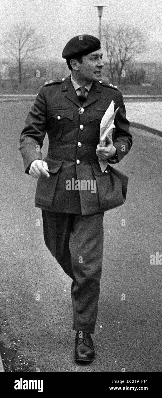 Photo du dossier datée du 06/03/72 du Lt Col Derek Wilford, ancien commandant des membres du régiment de parachutistes impliqués dans la fusillade Bloody Sunday, décédé à l'âge de 90 ans en Belgique, ayant souffert de la maladie de Parkinson, selon une nécrologie du Times. Date de parution : lundi 27 novembre 2023. Banque D'Images