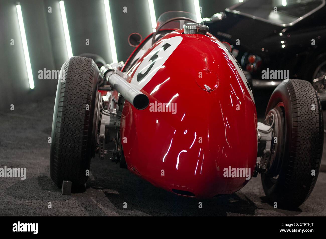 Détails des supercars européennes de près. Banque D'Images