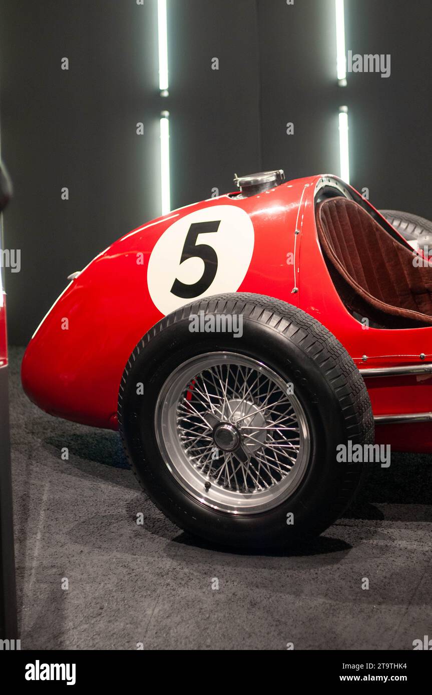 Détails des supercars européennes de près. Banque D'Images