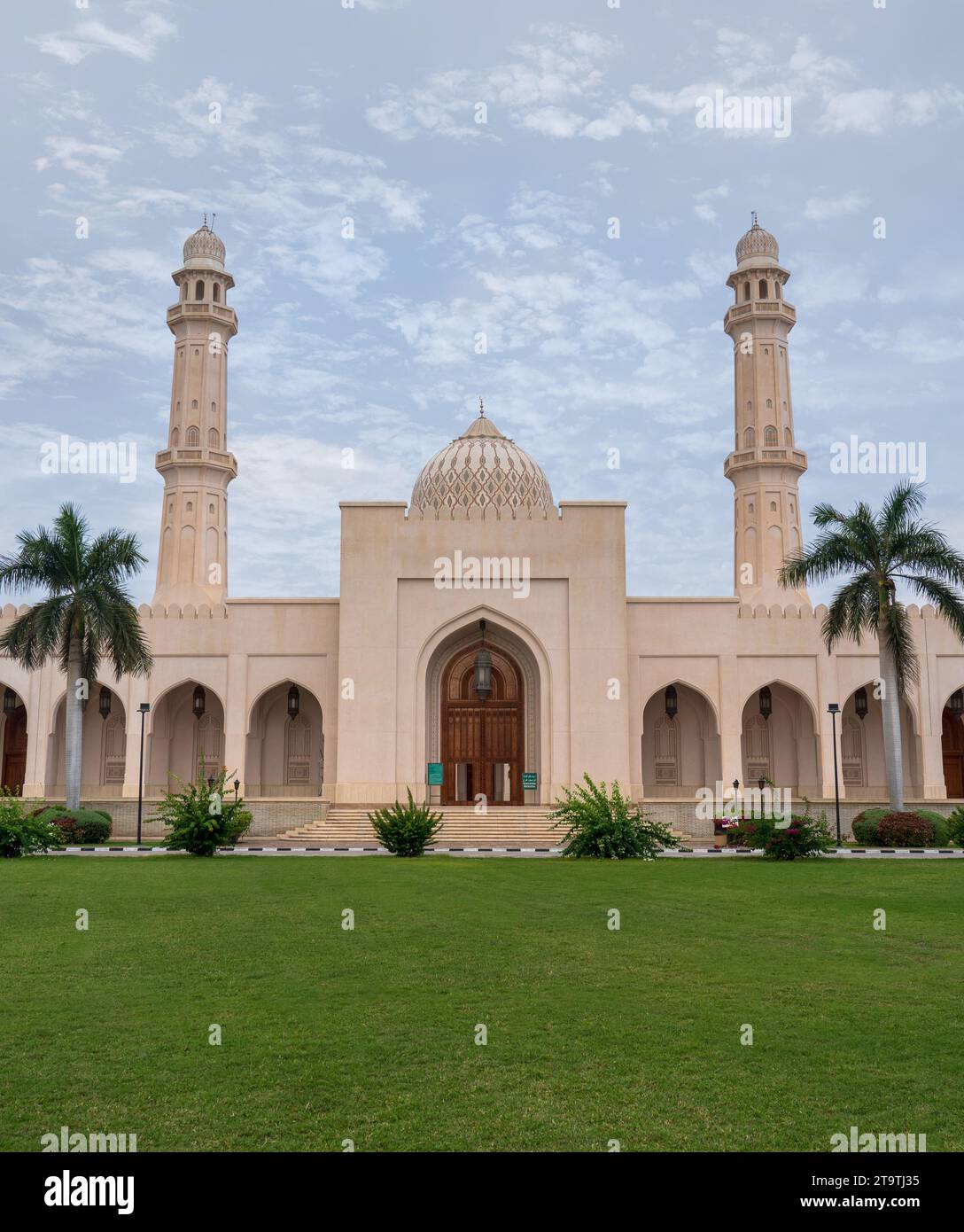 Salalah, Sultanat d'Oman - 12 novembre 2023:Mosquée du Sultan Qaboos à Salalah, Oman Banque D'Images