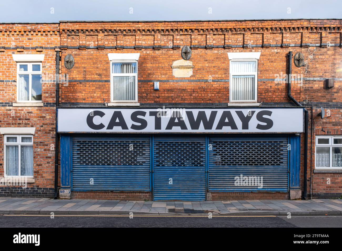 Boutique caritative Castaways à Crewe Cheshire Royaume-Uni Banque D'Images