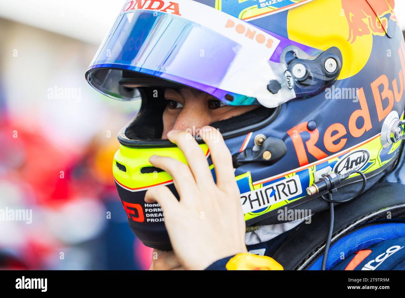 Yas Marina circuit, Abu Dhabi, Émirats arabes Unis, 26 novembre 2023 ; Ayumu Iwasa, pilote junior de Redbull Racing academy lors du Grand Prix de Formule 1 d'Abu Dhabi ( photo de Jay HIRANO/ATP images ) (HIRANO Jay/ATP/SPP) crédit : SPP Sport Press photo. /Alamy Live News Banque D'Images