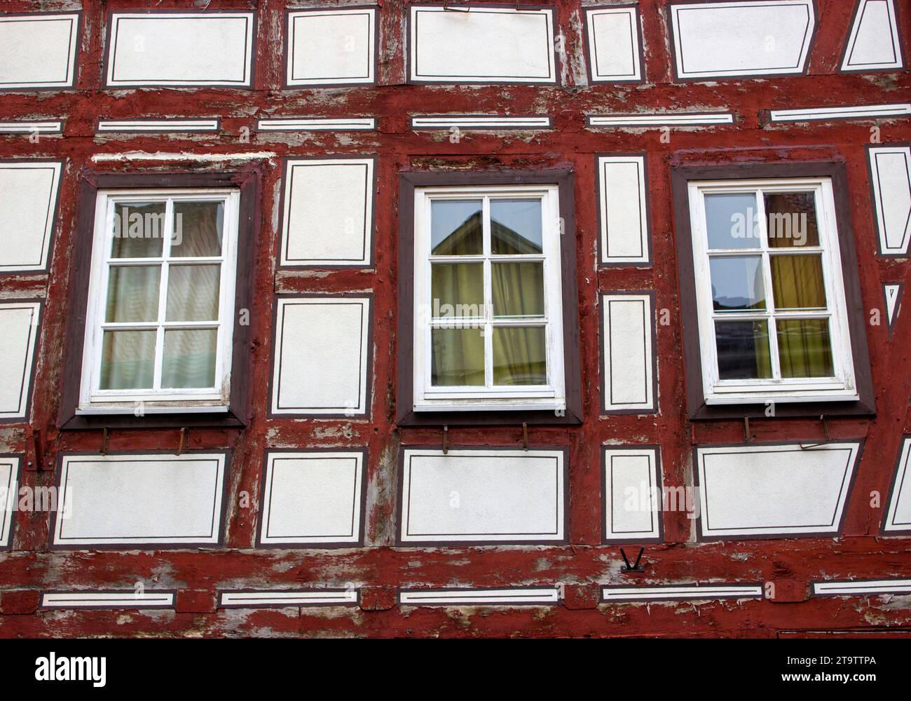 Maison à Witzenhausen dans la vallée de Werra en Allemagne, Hesse Banque D'Images
