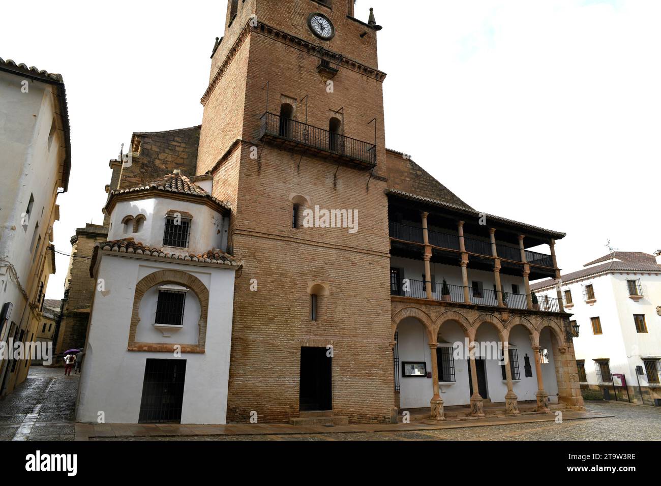 Ronda, Santa María la Mayor chuch (gothique et manneriste, 15-17th siècle). Serranía de Ronda, Málaga, Andalousie, Espagne. Banque D'Images