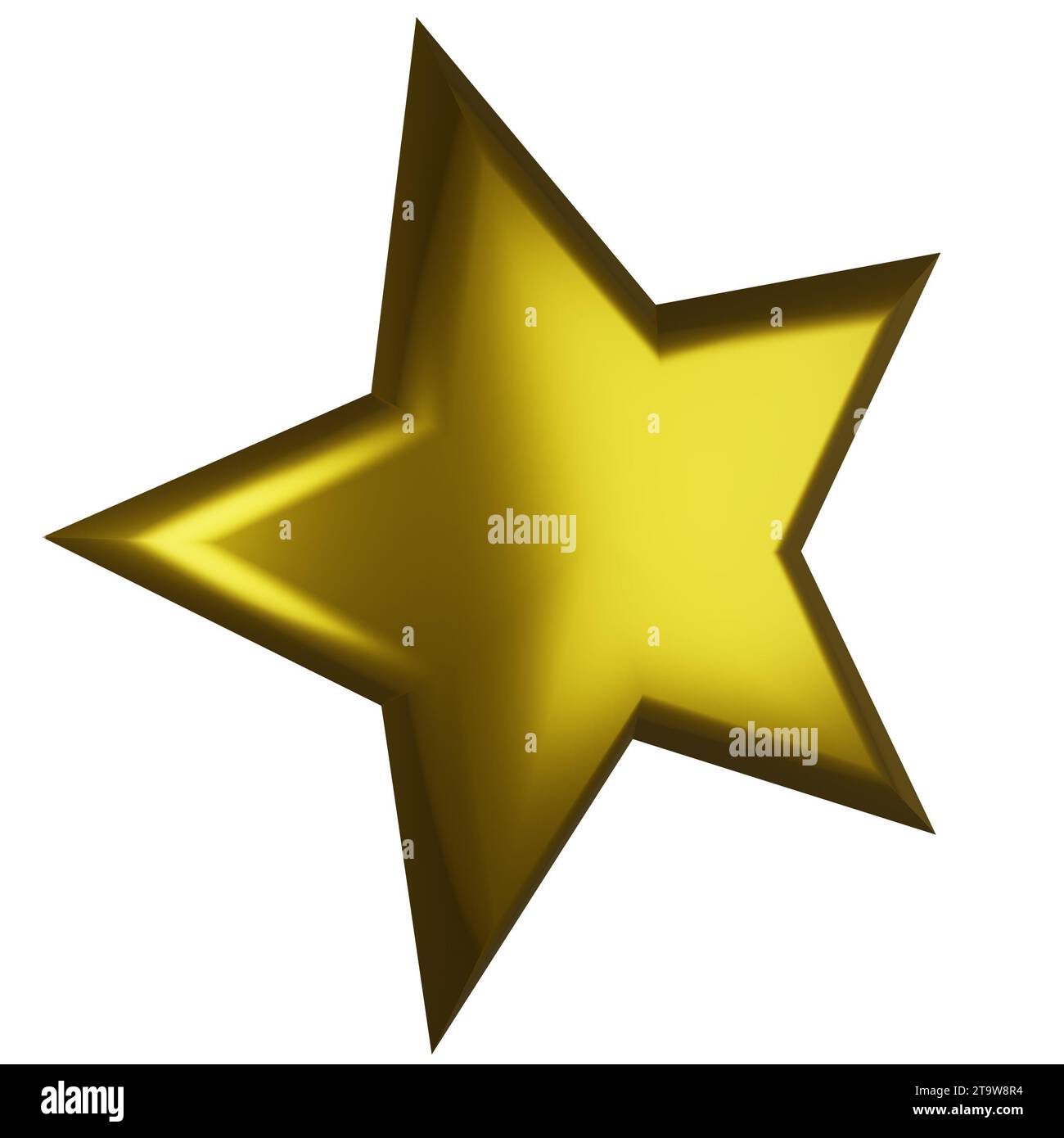 Étoile étincelante, illuminant la nuit de son éclat. Banque D'Images