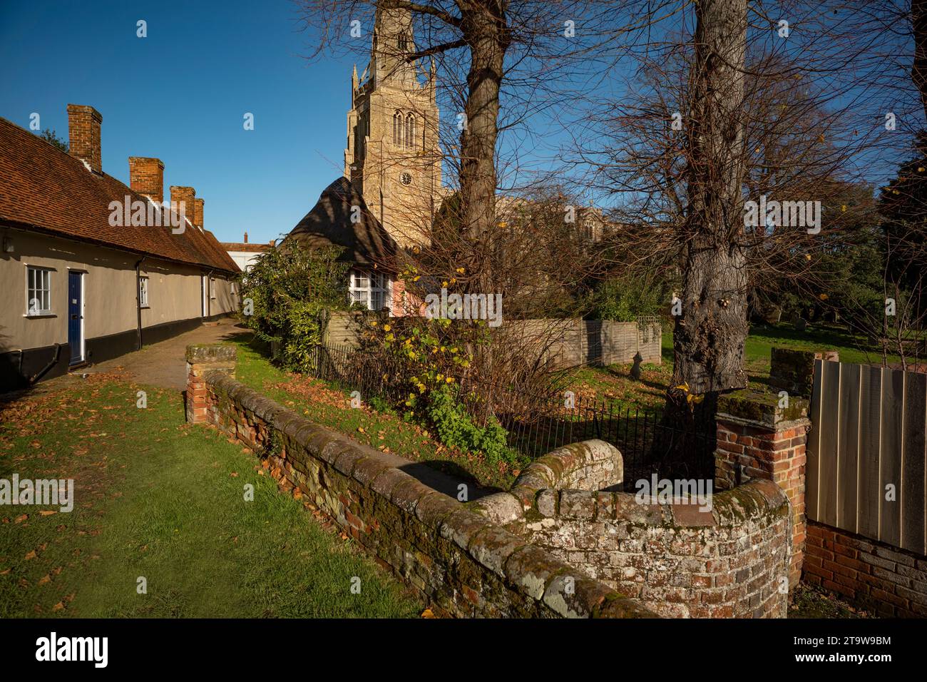 Église Thaxted Thaxted Essex Angleterre novembre 2023 l'église Saint-Jean-Baptiste avec notre-Dame et Saint-Laurence est l'église paroissiale de Th Banque D'Images