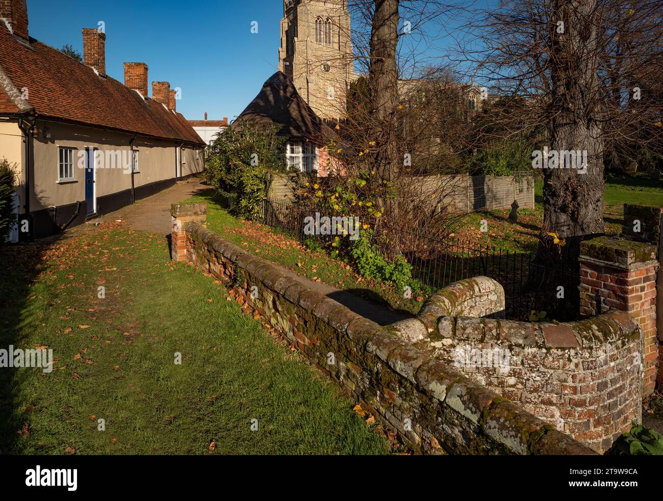 Église Thaxted Thaxted Essex Angleterre novembre 2023 l'église Saint-Jean-Baptiste avec notre-Dame et Saint-Laurence est l'église paroissiale de Th Banque D'Images