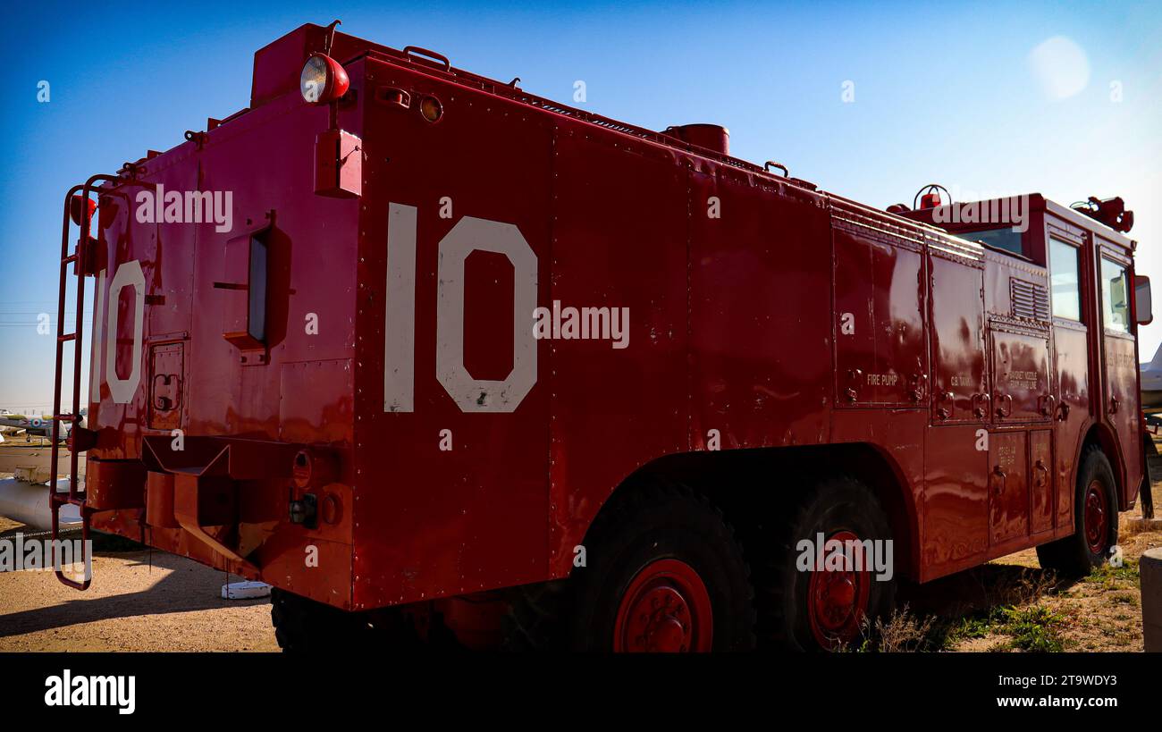 011a camion de pompiers Banque D'Images