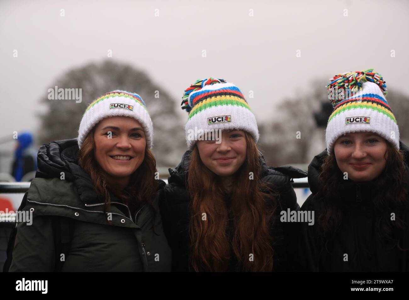 Dublin, Irlande. 26 novembre 2023. Sport Ireland Campus fans de la coupe du monde de cyclo-cross féminine de l'UCI à Dublin. (Hugh de Paor/SPP) crédit : SPP Sport Press photo. /Alamy Live News Banque D'Images