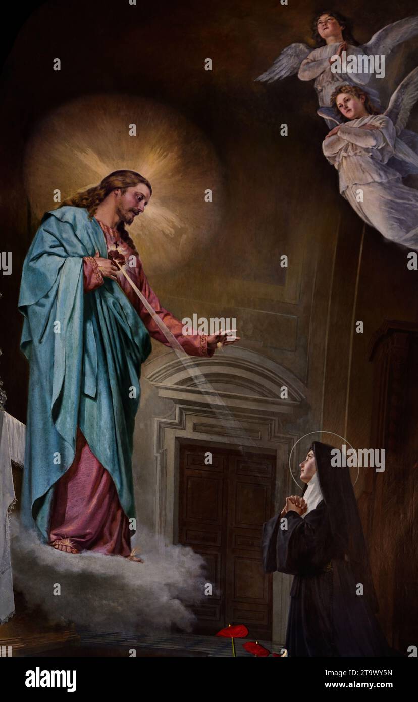 Chapelle du refuge secret de Jésus ( Jésus descendant du ciel suivi d