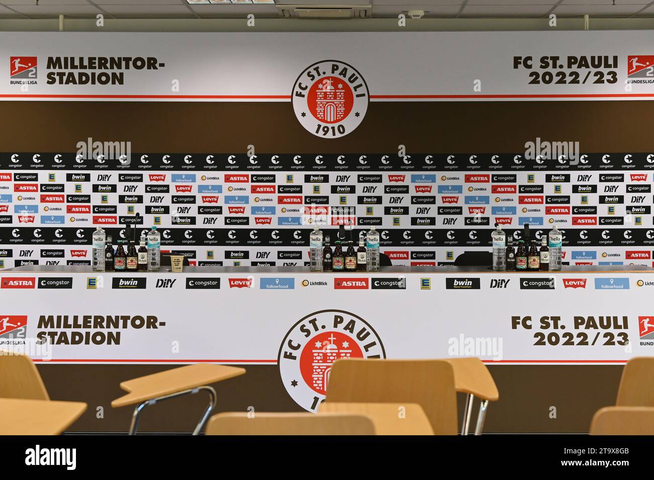 Le Millerntor Stadium du FC St. Pauli à Hambourg, Allemagne Banque D'Images