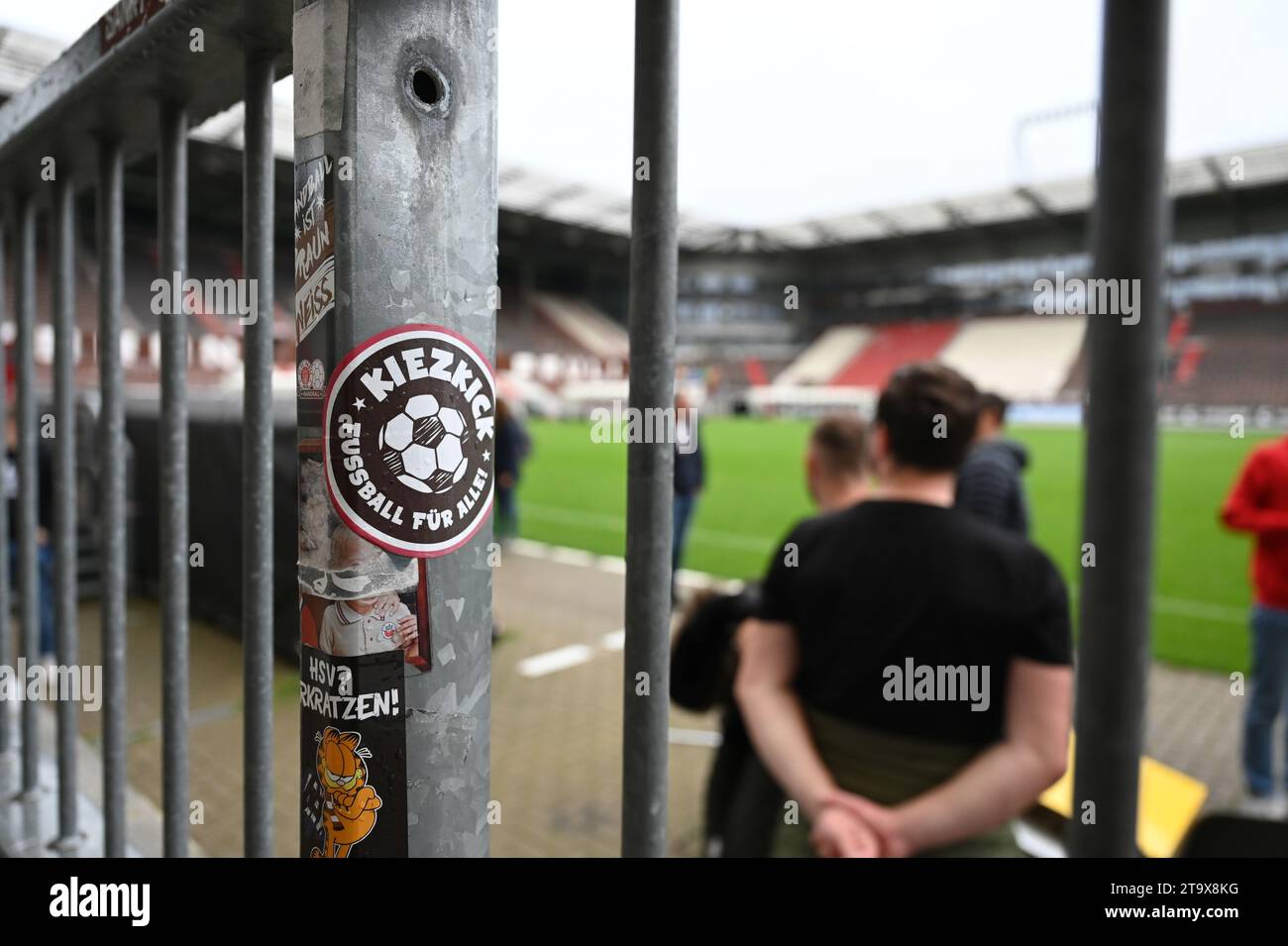 Le Millerntor Stadium du FC St. Pauli à Hambourg, Allemagne Banque D'Images