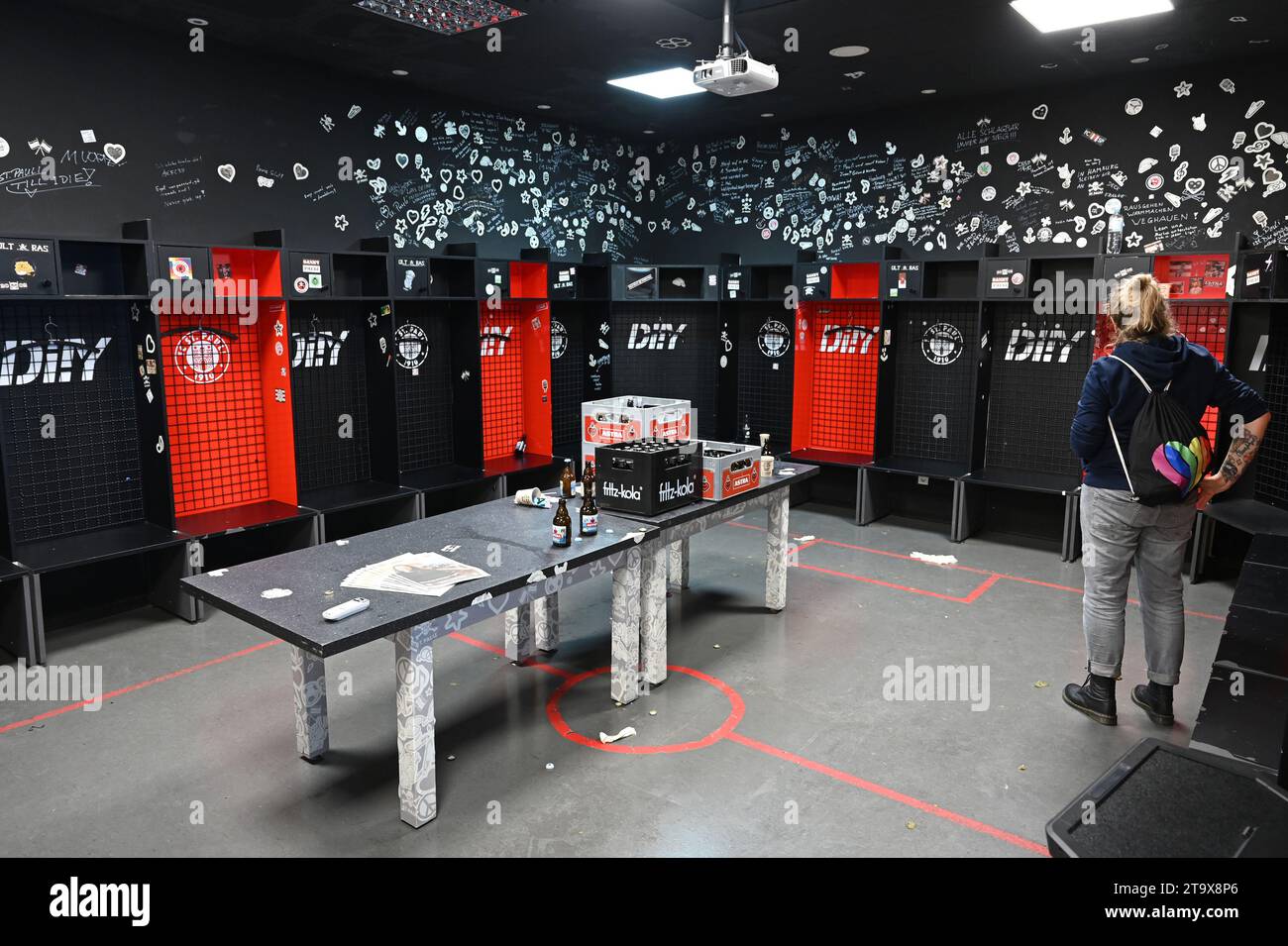 Le Millerntor Stadium du FC St. Pauli à Hambourg, Allemagne Banque D'Images