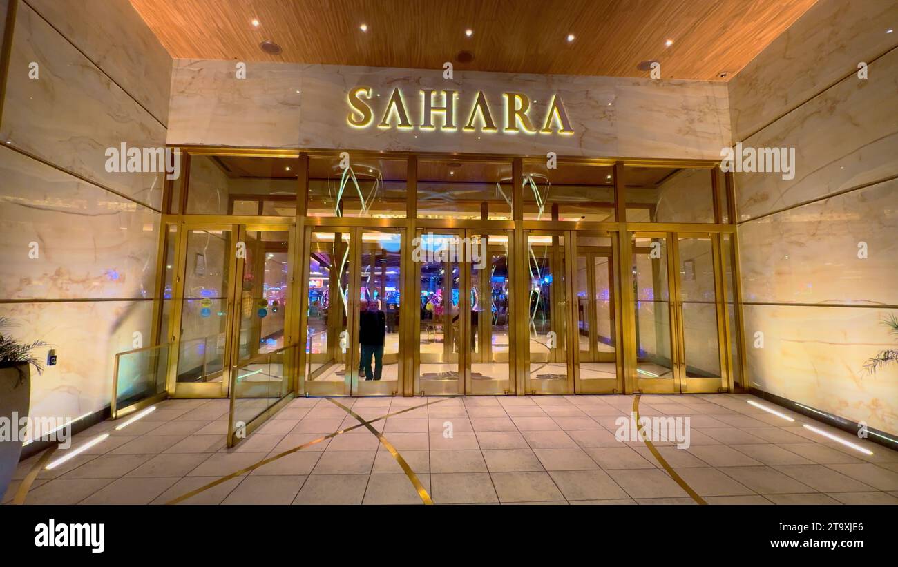 Sahara Hotel and Casino à Las Vegas - LAS VEGAS, ÉTATS-UNIS - 31 OCTOBRE 2023 Banque D'Images