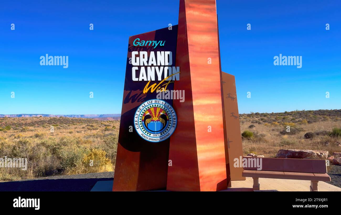 Grand Canyon West Welcome Center - PEACH SPRINGS, ÉTATS-UNIS - 31 OCTOBRE 2023 Banque D'Images