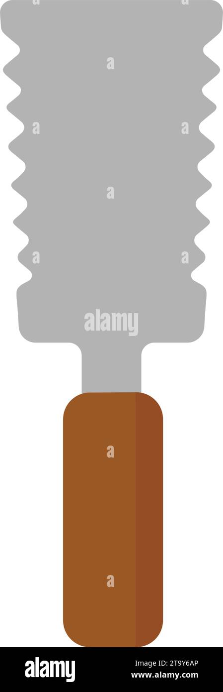Illustration d'icône vectorielle de scie à main japonaise Illustration de Vecteur