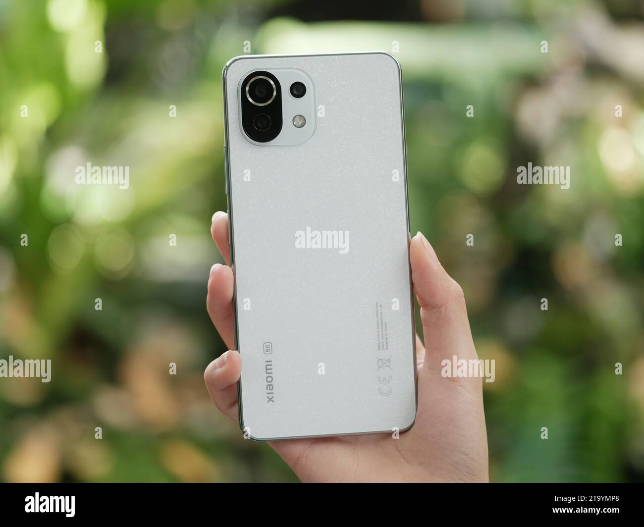 HCMC, VN - novembre 2023. Xiaomi 11 Lite 5G Swarovski pour un usage éditorial Banque D'Images