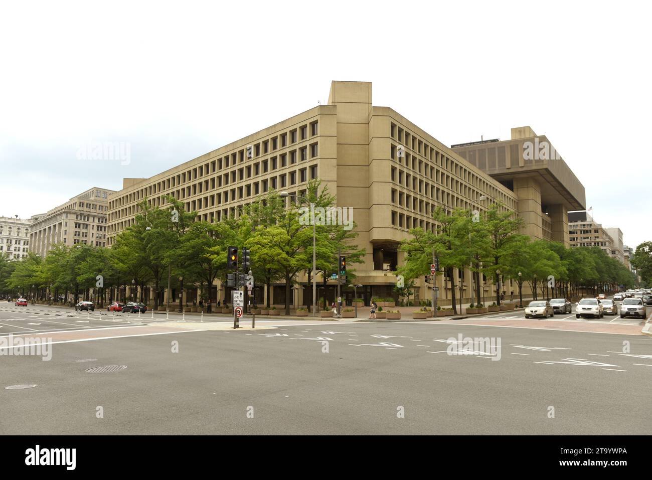 Washington, DC - 02 juin 2018 : FBI, siège du Bureau fédéral d'enquête à Washington. Banque D'Images