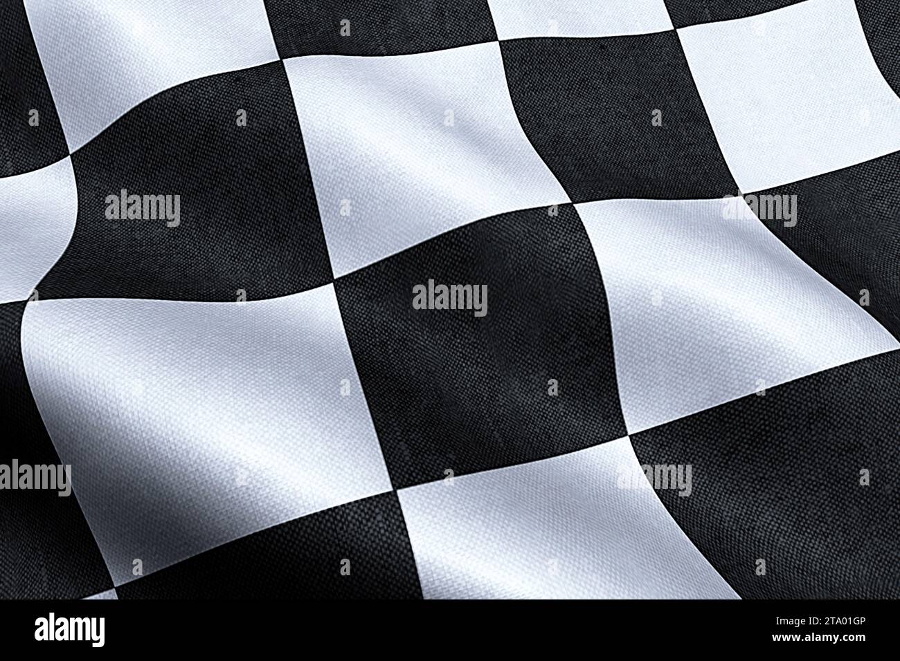 drapeau à damier, fond de course de fin, compétition de formule 1 Banque D'Images