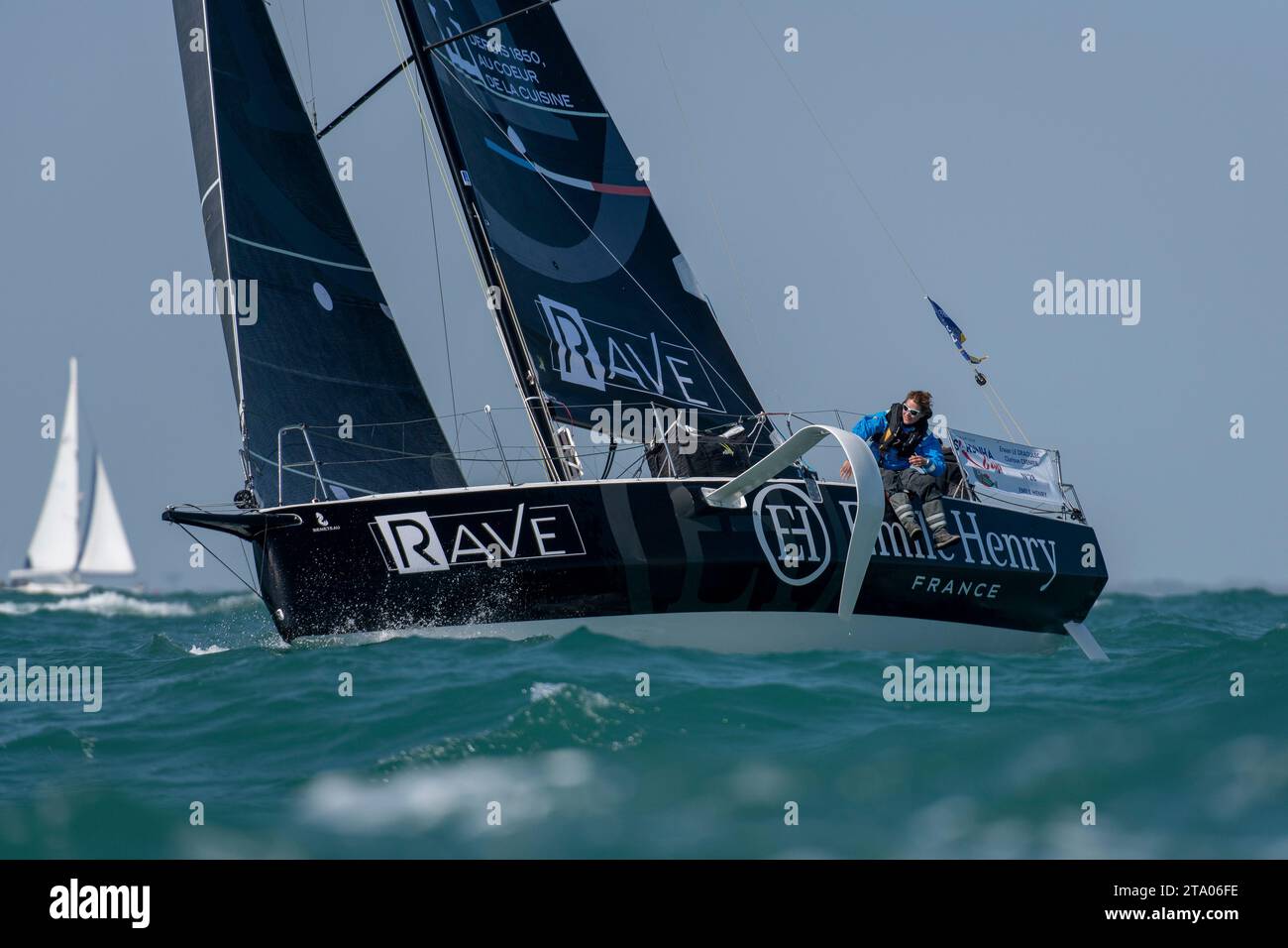 Erwan LE DRAOULEC, Clarisse CREMER (EMILE HENRY) lors de la Sardinha Cup, Saint Gilles Croix de vie, Vendée, France - photo Olivier Blanchet / DPPI Banque D'Images