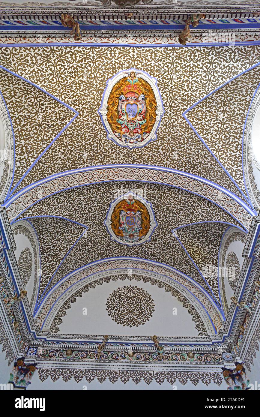 Abbaye de Veruela (Real Monasterio de Santa María de Veruela), 12e siècle cistercien. Nouvelle sacristie (17e siècle). Vera de Moncayo, Zaragoza, Aragón, SP Banque D'Images
