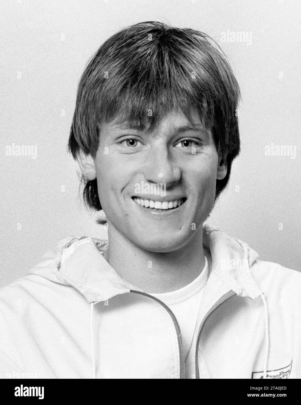 JOHNNY KROON coureur de demi-fond dans l'équipe nationale d'athlétisme de Suède Banque D'Images