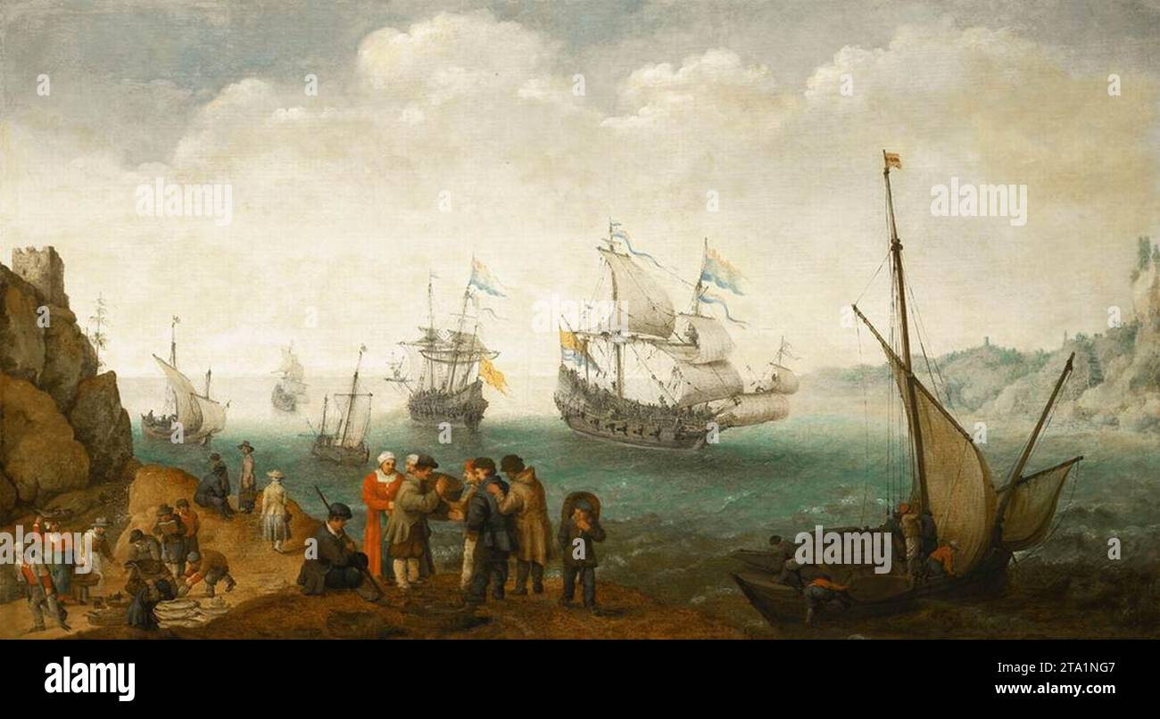 Paysage marin - par Adam Willaerts Banque D'Images