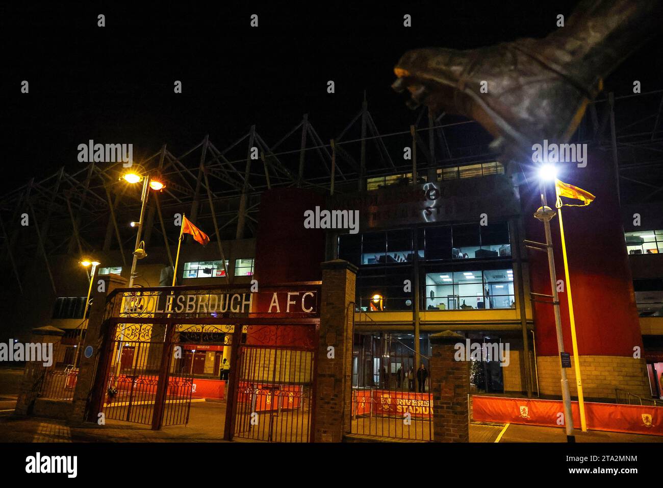 Vue générale du stade avant le Sky Bet Championship Match Middlesbrough vs Preston North End au Riverside Stadium, Middlesbrough, Royaume-Uni, le 28 novembre 2023 (photo de Nigel Roddis/News Images) Banque D'Images